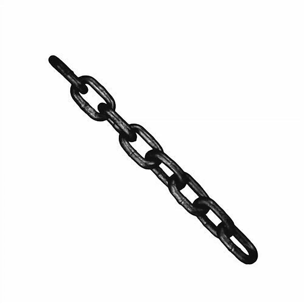 Austlift regular link chain, ungalvanised, 25kg pail, 6-8 mm