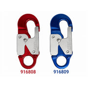 Austlift lightweight aluminium snap hook, red or blue