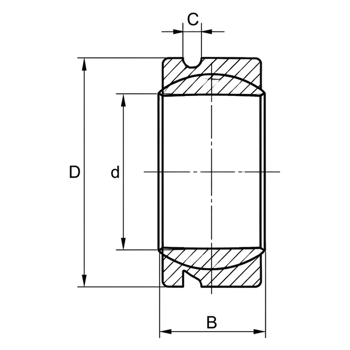 BECO Imperial Spherical Plain Bearing, Open - AIMS Industrial Supplies_2