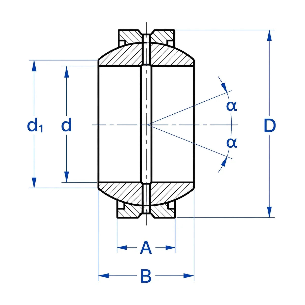 BECO Imperial Spherical Plain Bearing, Sealed - AIMS Industrial Supplies_2