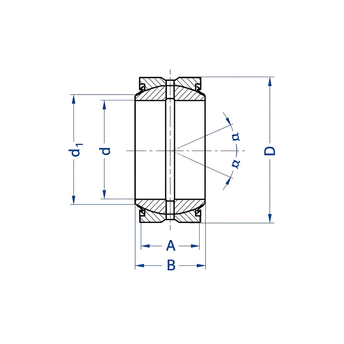 BECO Spherical Plain Bearing, Sealed - AIMS Industrial Supplies_2