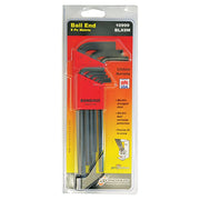 Bondhus Ball End Hex Key Set Metric 1.5 - 10mm, 9 Piece - BD10999
