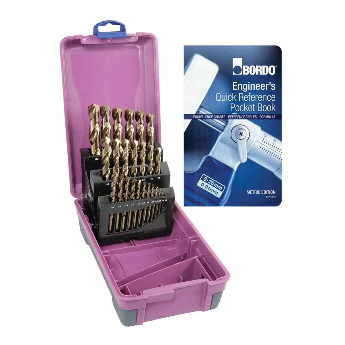 Bordo HSS-Co5 Cobalt Metric Twist Drill Set 1.0-13.0mm - 2011-M3-EPBM