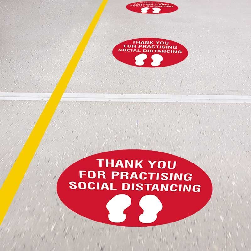 Brady Floor Marking Signs