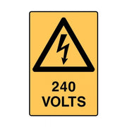 brady-warning-sign---240-volts-300-x-450mm-polypropylene