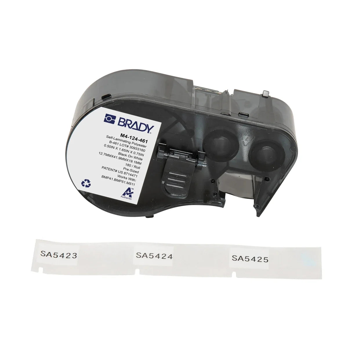 Brady Self-Laminating Cryogenic Polyester Label 12.7 x 41.66mm - A0204625
