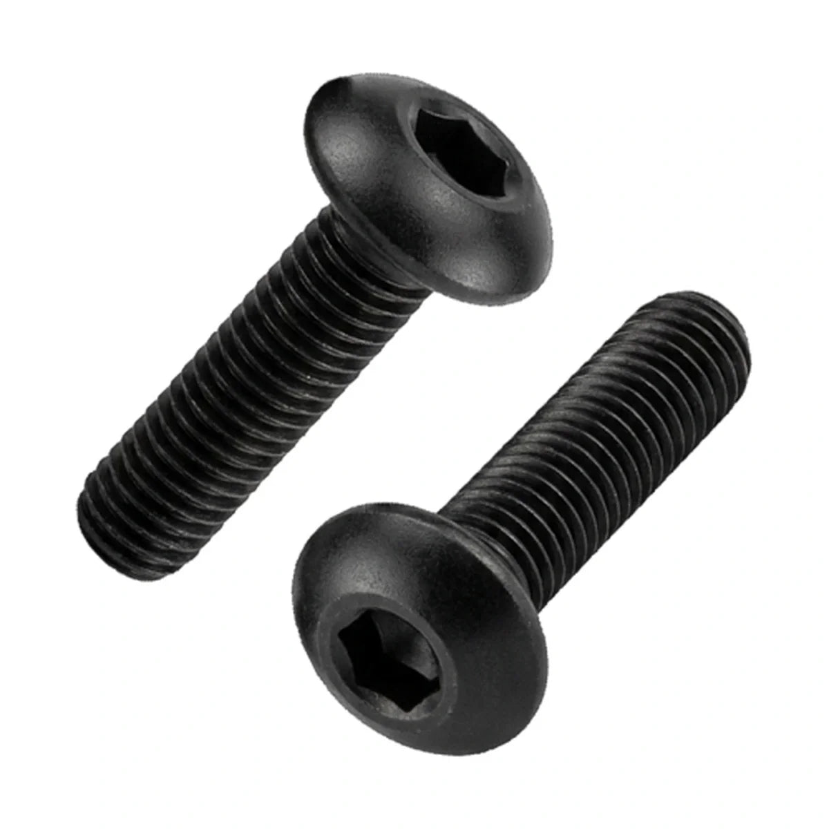 Button Socket Screw Black A2 (304) M6x35 - A0212795 - AIMS Industrial Supplies