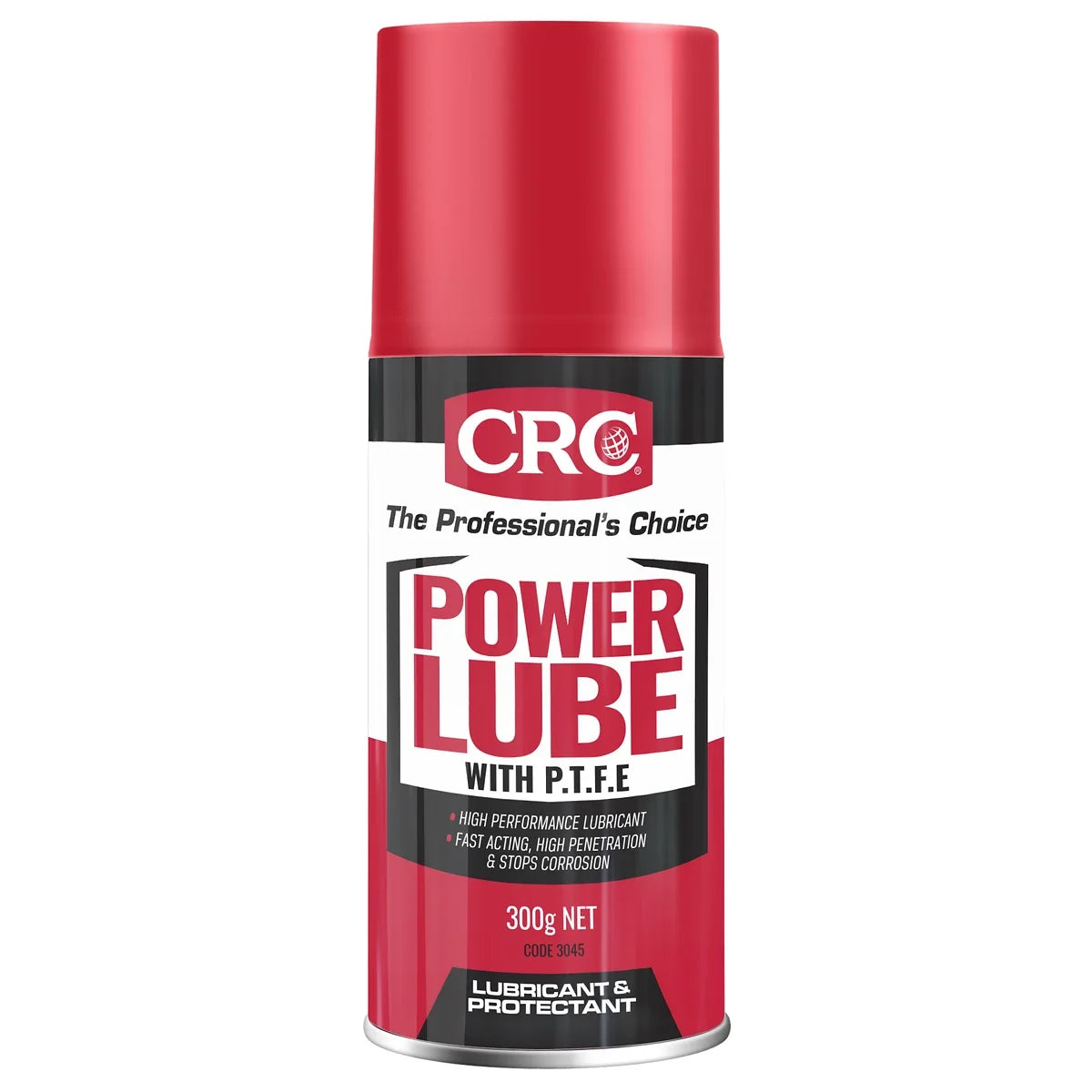 CRC Aerosol Power Lube With PTFE High Performance Lubricant 300g - A0071956 - AIMS Industrial Supplies
