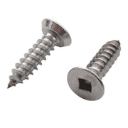 CSK Undercut Square Drive Self Tapping Screw A2 (304) 10G x 13mm (4.8mm)