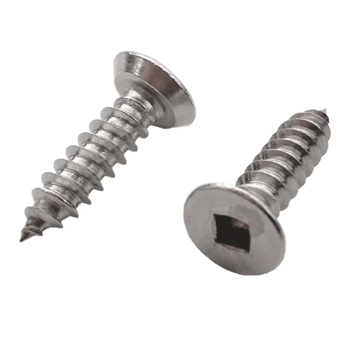 CSK Undercut Square Drive Self Tapping Screw A2 (304) 8G x 13mm (4.2mm)