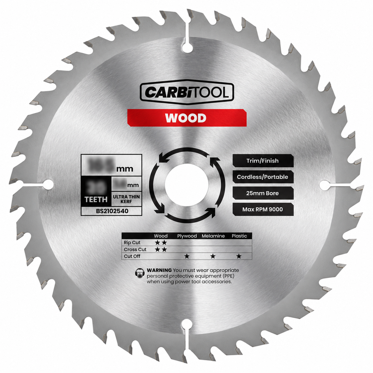 Carbitool Circular Saw Blade Wood Cutting Ultra Thin Kerf | AIMS