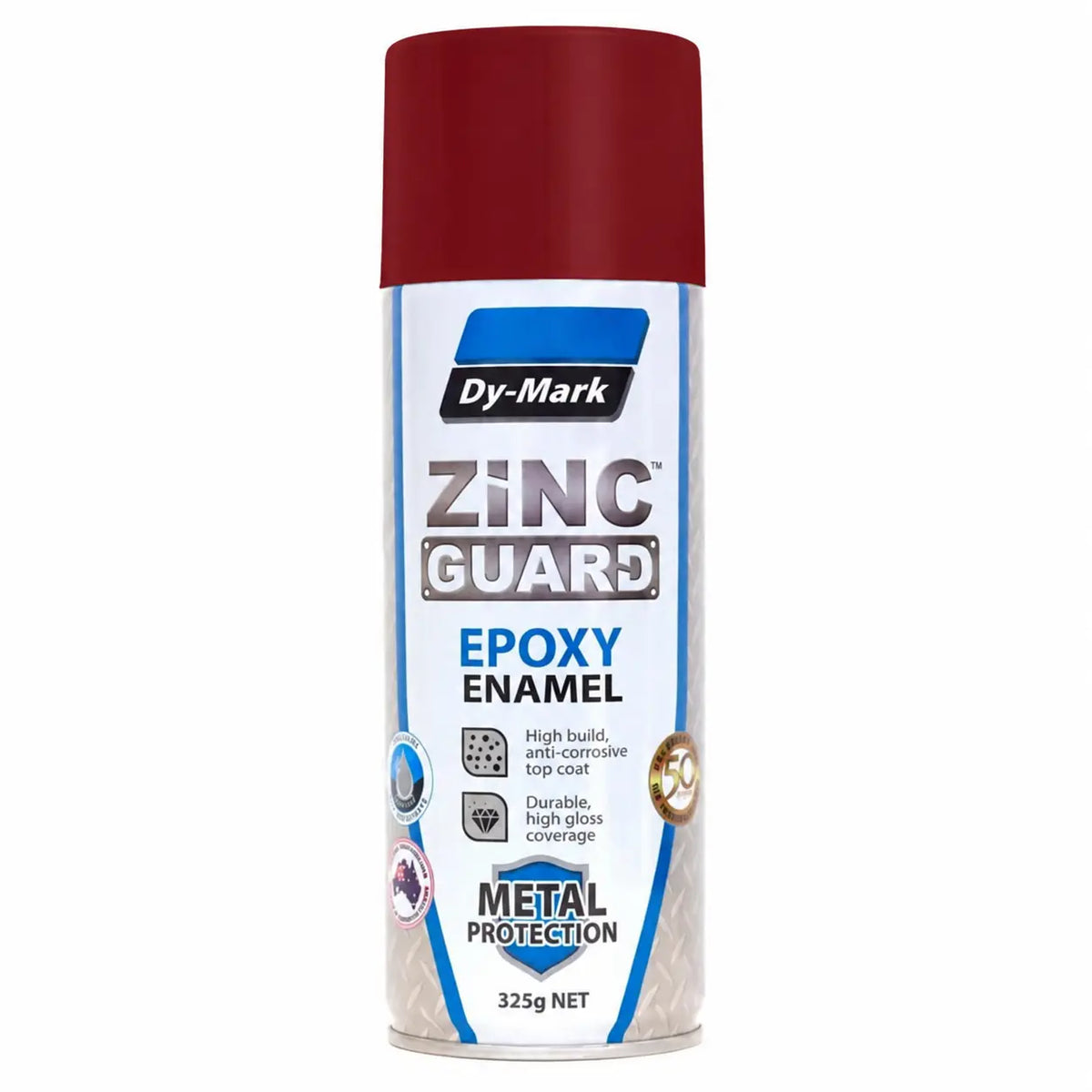 Dy-Mark Zinc Guard Epoxy Enamel, 325g aerosol, dark red cap