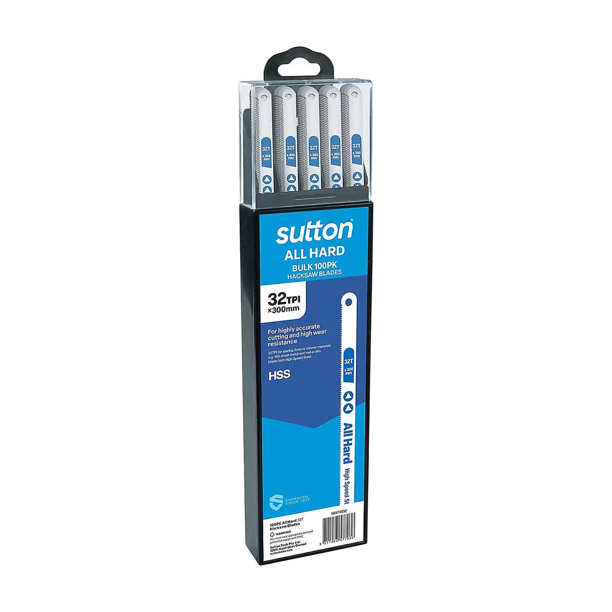 Sutton H3470032 300 mm Hacksaw Blade 32 TPI All Hard HSS I AIMS Industrial