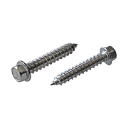Hex Flange Pit Screw T17 A2 (304)