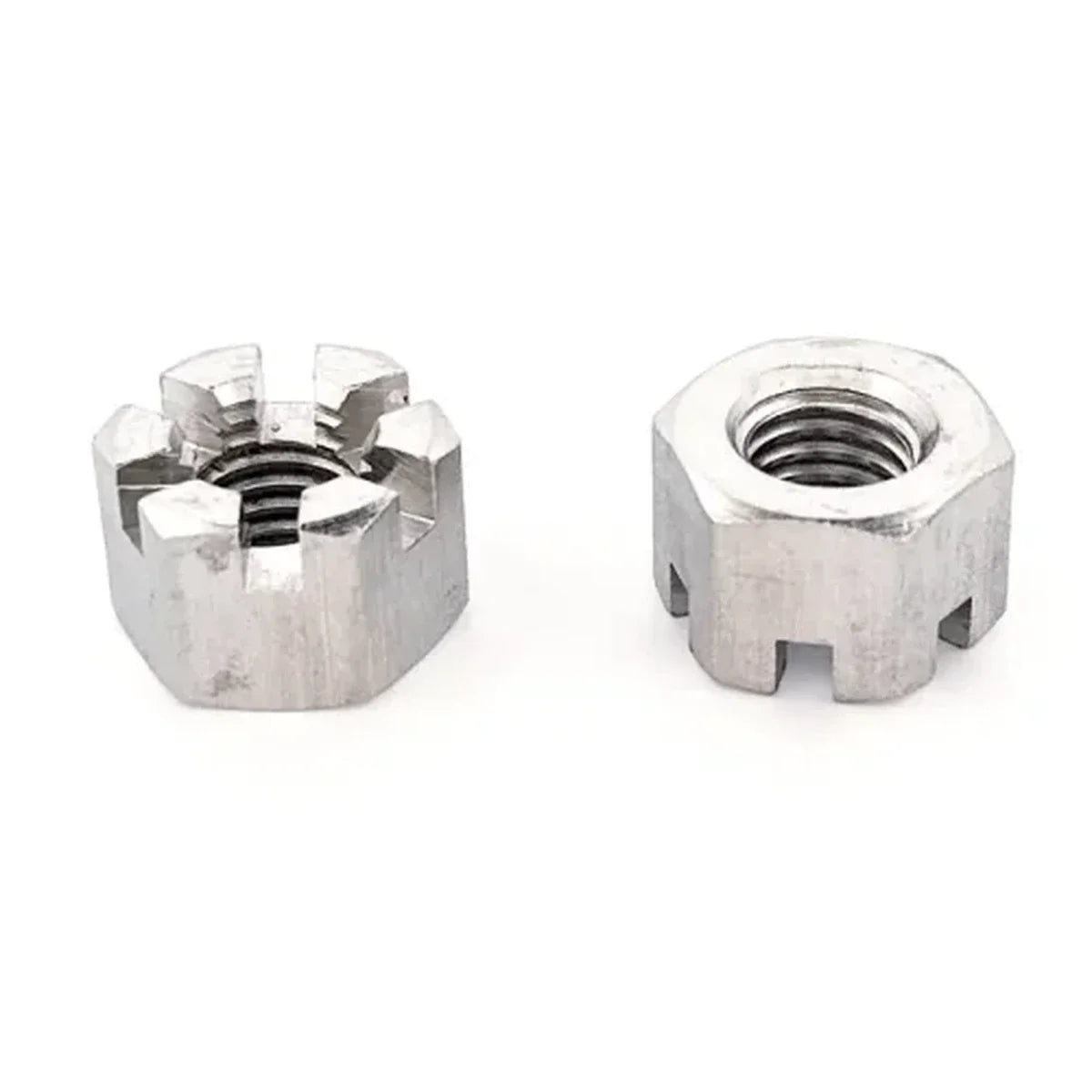 Hex Slotted Castle Nut A2 (304) M12