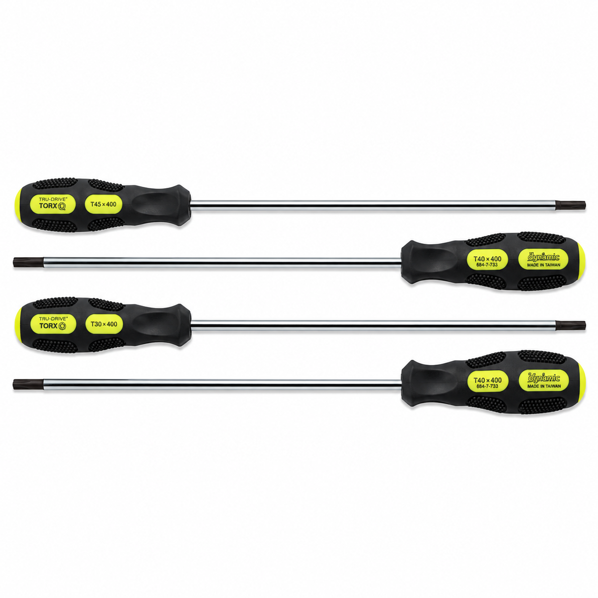 Ko-Ken Screwdriver Long Shank Set, 4 Pieces - KO1212 - AIMS Industrial Supplies