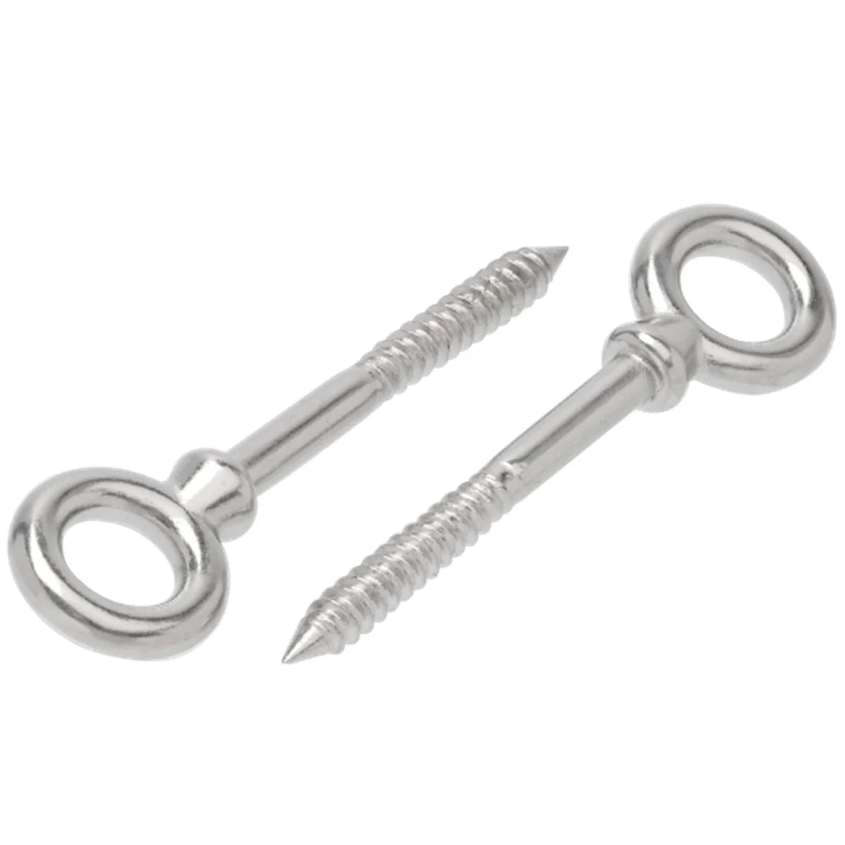 Lag Eye Screw with Collar A4 (316) M8x80 - A0212805 - AIMS Industrial Supplies
