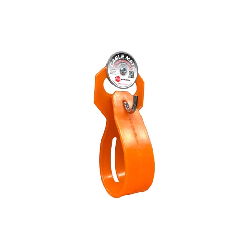 MSA Cable Mate Magnetic Lead Holder Orange Strap - MSACM10