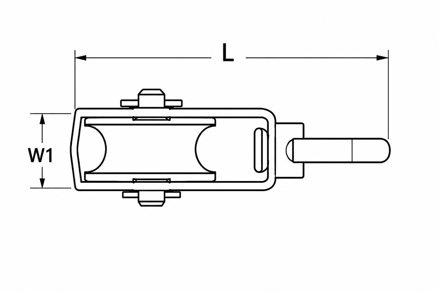 Mame Block A2 (304) Nylon Sheave Single 32mm - MBLA232NS