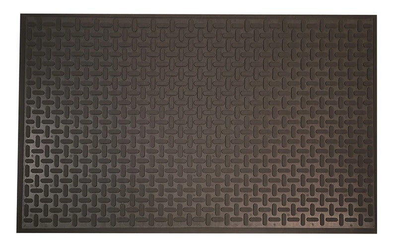 soft n safe anti-fatigue mat solid 900 x 1500mm - black