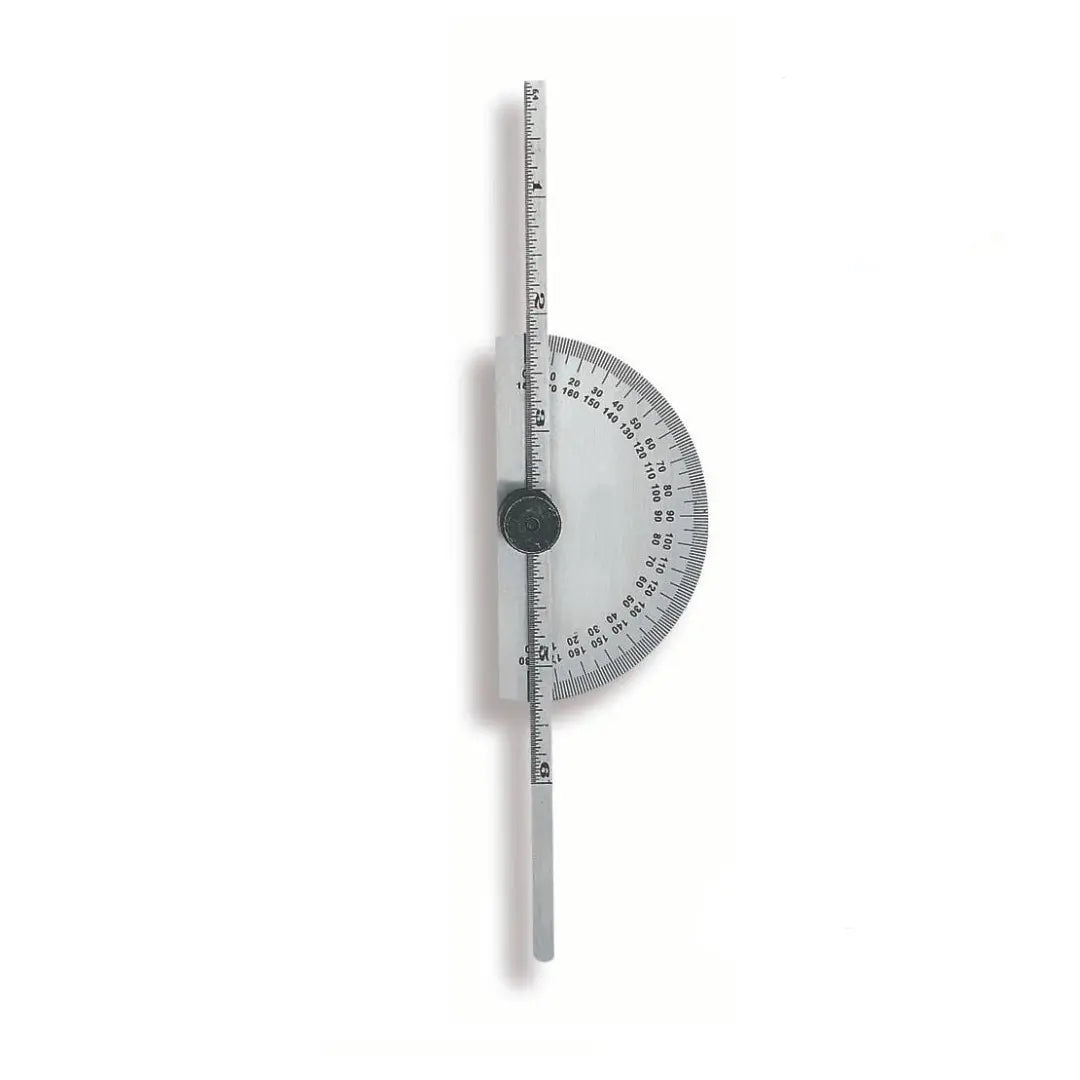 Maxigear 150mm Round Head Depth Gauge Protractor - AIMS Industrial Supplies