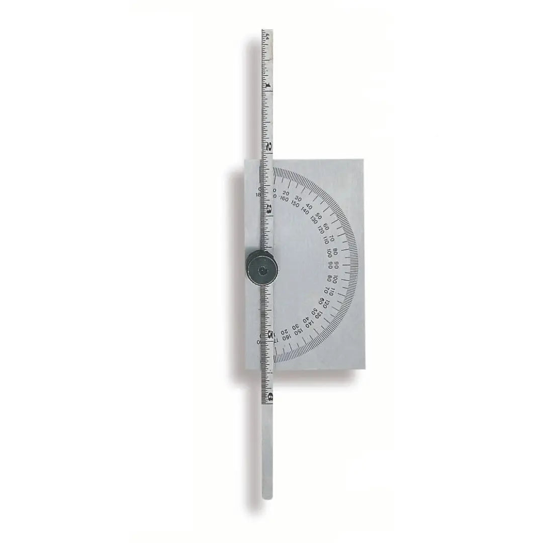 Maxigear 90 x 50 x 150mm Rectangular Head Depth Gauge Protractor - AIMS Industrial Supplies