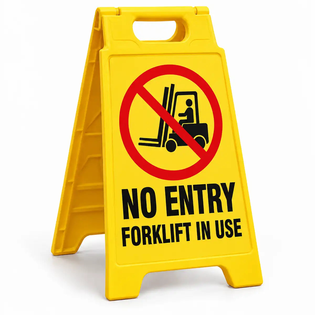 No-Entry Forklift Safety Sign I AIMS Industrial