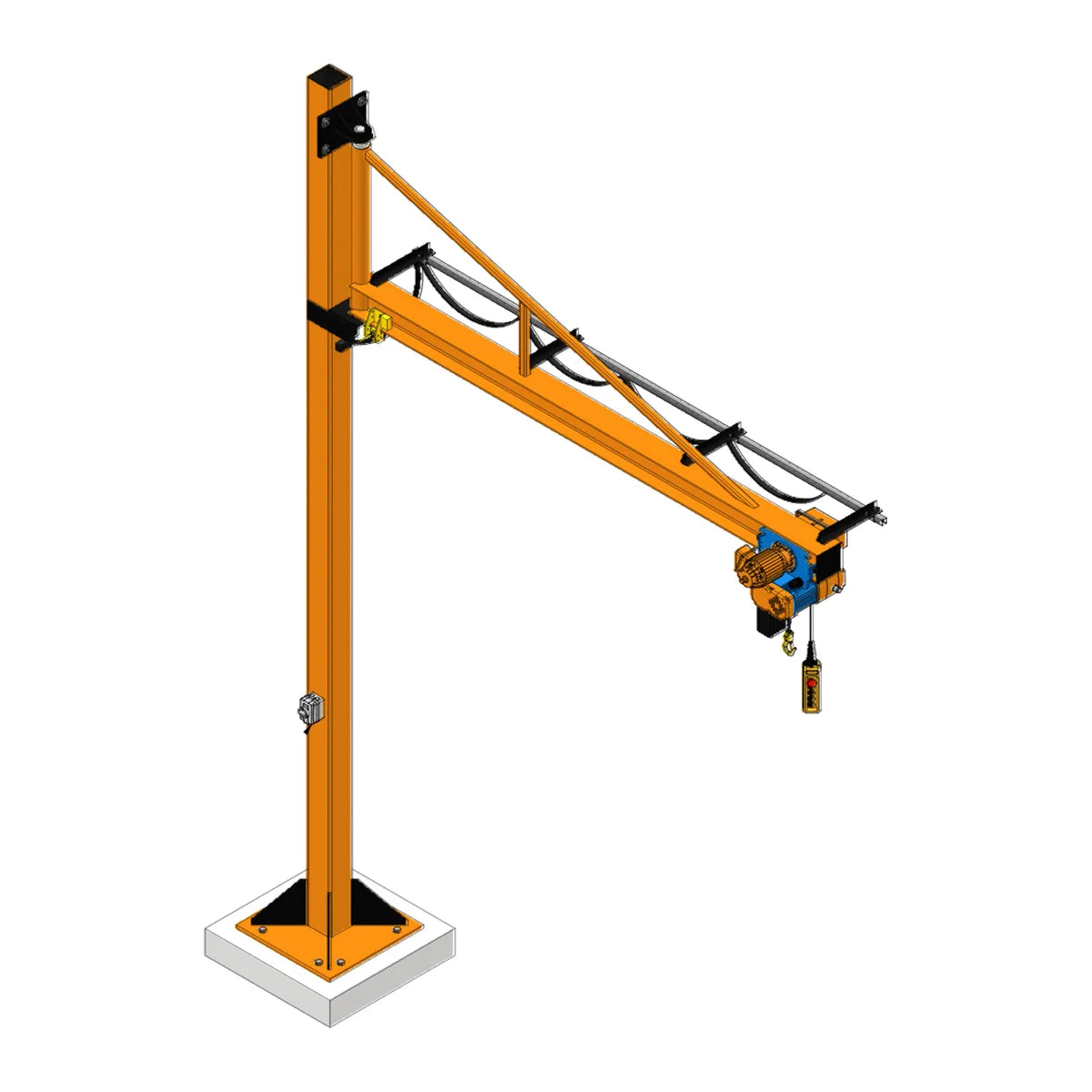 Pacific Hoists Free-Standing Jib Crane 250kg