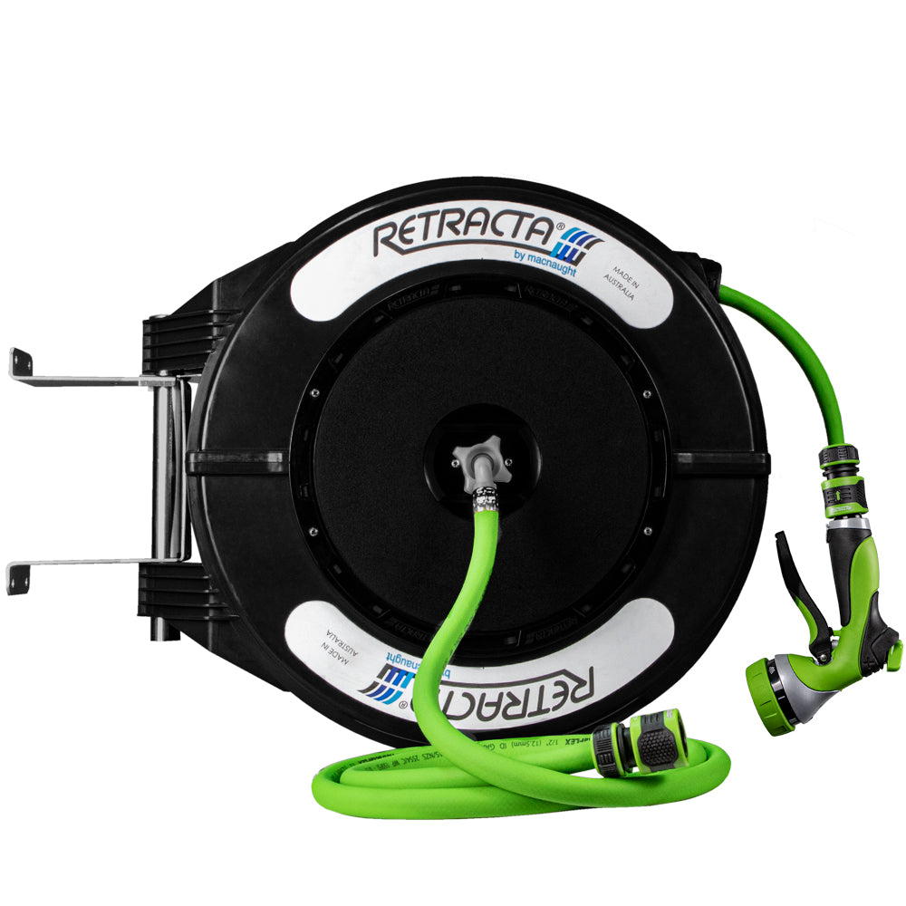 Macnaught Retracta R3 Water Hose Reel Black- AIMS Industrial Supplies