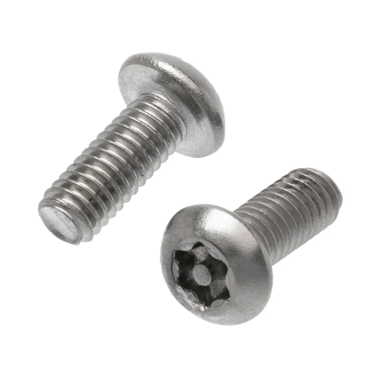 Security Button Post Torx Metal Thread Screw A2 (304) M10x50 - Pack of 100 - A0211749 - AIMS Industrial Supplies
