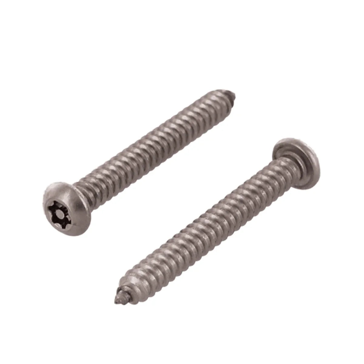 Security Button Post Torx Self Tapping Screw A2 (304) 14Gx19 (6.3mm) - Pack of 100 - A0211771 - AIMS Industrial Supplies