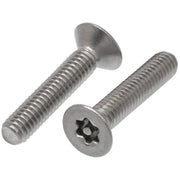 Security CSK Post Torx Metal Thread Screw A2 (304) M3x10 - Pack of 100 - A0211778 - AIMS Industrial Supplies