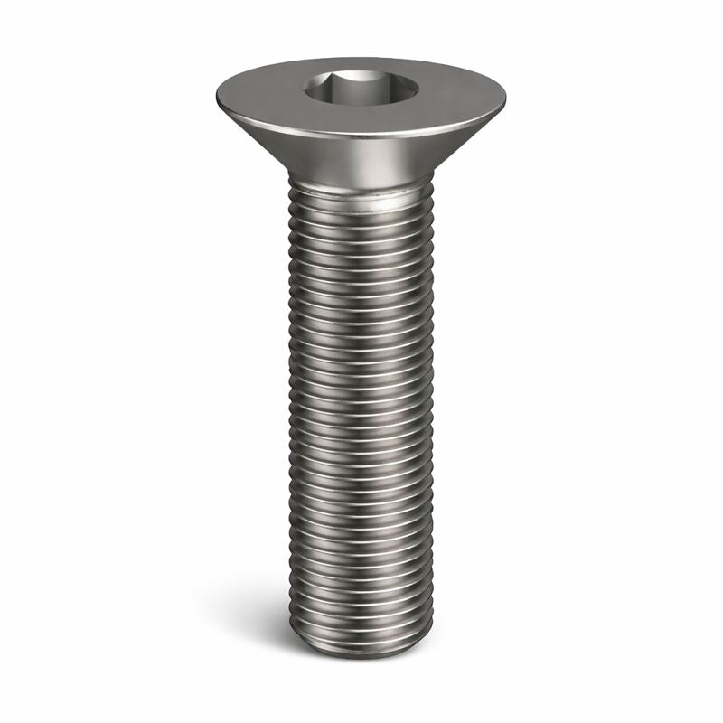 UNF Socket Screw Countersunk Hex - Plain Finish