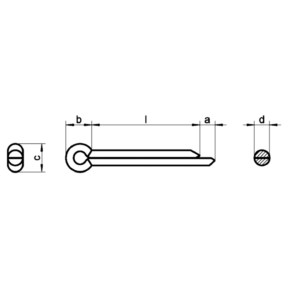 Split Pin (Cotter Pin) A4 (316)