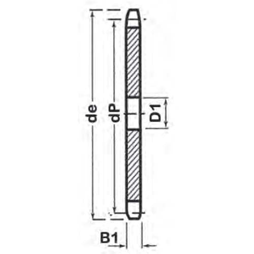 BS Pitch Simplex Plate Wheel Sprocket