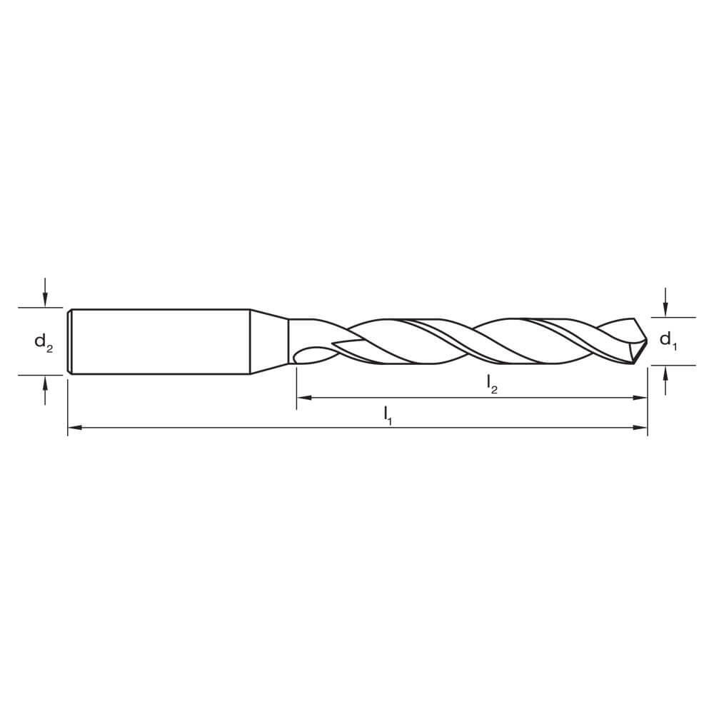 Sutton D169 Black Magic Jobber Drill Bit - Metric - R40 VA Cobalt TiAlN