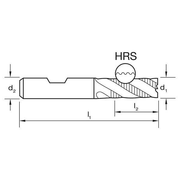 Sutton-E1510600-6-x-57mm-4-Flute-Roughing-Endmill-11%-Cobalt-HRS