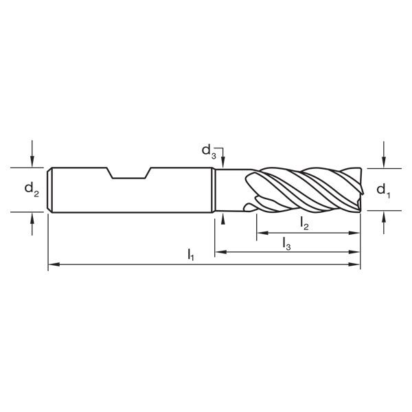 Sutton-E4691600-16-x-92mm-6-Flute-Endmill-Carbide-AlNova-Harmony-HB