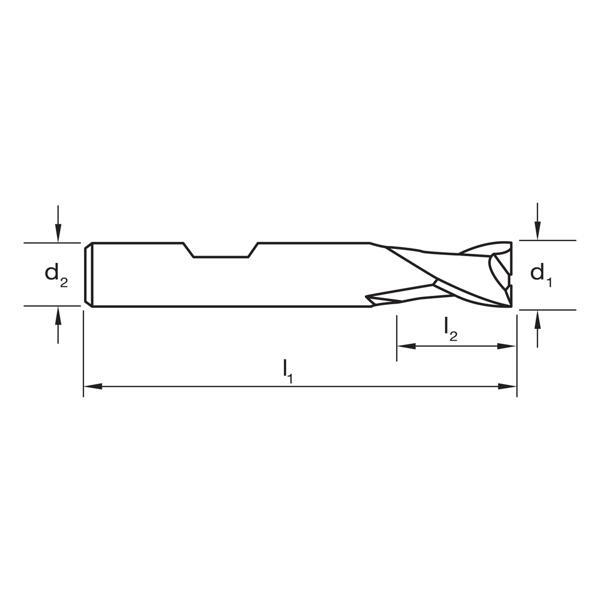 Sutton-E5020300-3-x-50mm-2-Flute-Slot-Drill-Carbide-TiAlN-Short-Tecline