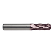 Sutton Carbide Ball Nose End Mill 4 Flute AlCrN 1/4" - E3190635