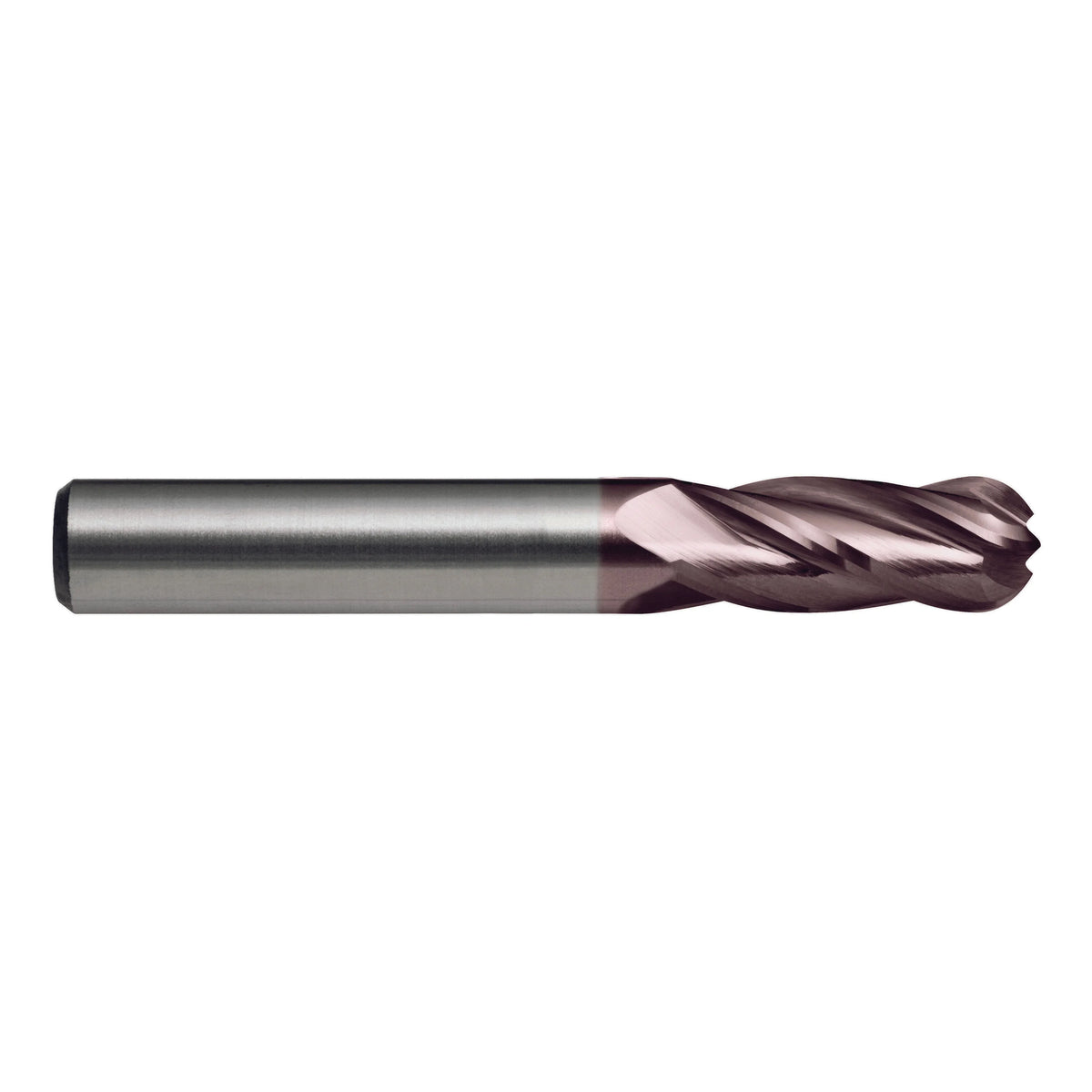 Sutton Carbide Ball Nose End Mill 4 Flute AlCrN 1/4" - E3190635