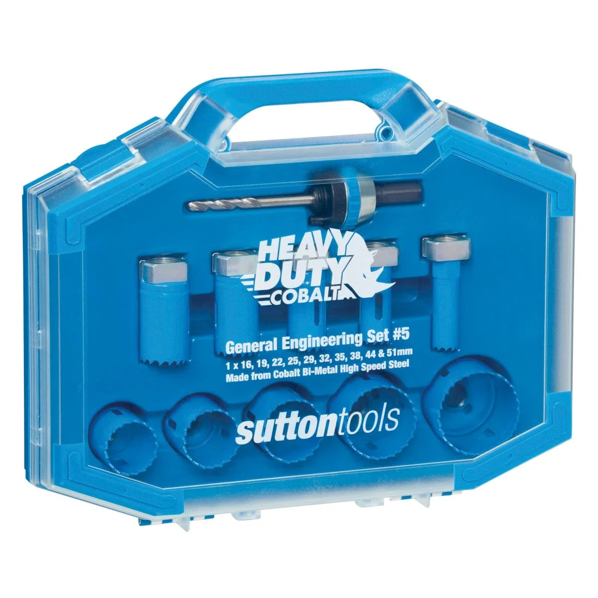 Sutton Cobalt Bi-Metal Holesaw Set #5 16 - 51mm - H105S5, 10 Pieces