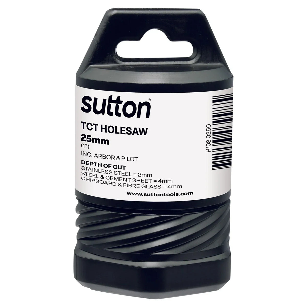 Sutton TCT Holesaw With Arbor 25mm - H1080250