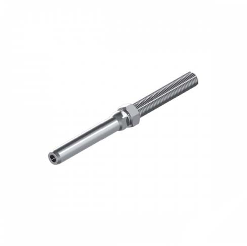 Right Hand Thread Swage Stud Terminal - 316 Stainless Steel