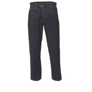 WS Workwear Mens Classic Denim Cut Jeans, Stonewash, 79 Long