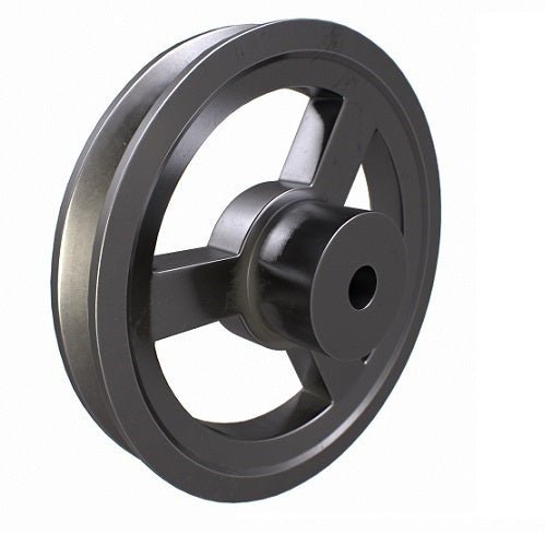 A Section Pilot Bore V Pulley Aluminium (1 to 2 Grooves) - AIMS Industrial Supplies