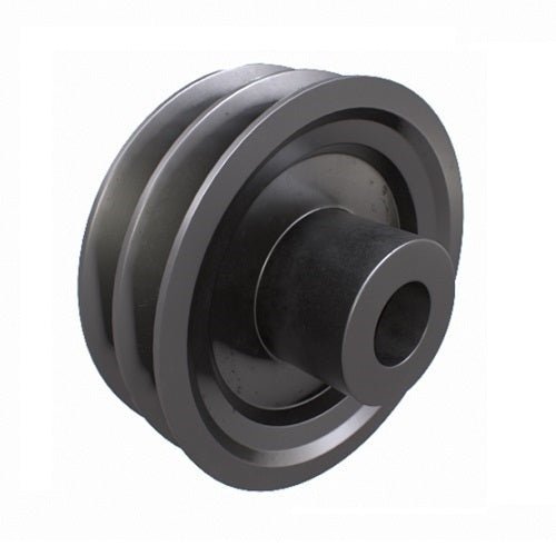 A Section Pilot Bore V Pulley Aluminium (1 to 2 Grooves) - AIMS Industrial Supplies