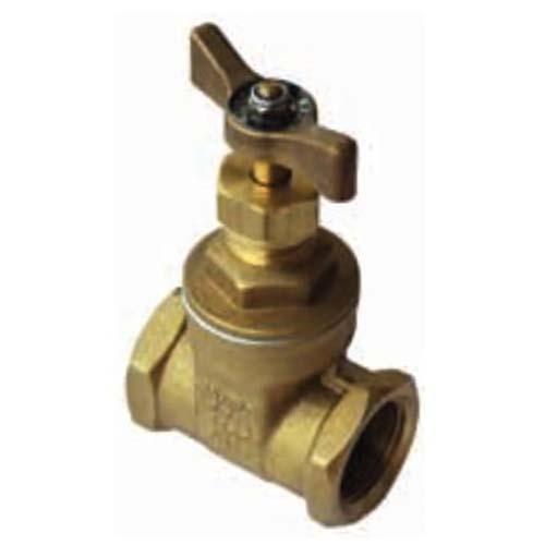 AAP 1-1/2" DR Brass Gate Valve T-Lever Watermark Approved VBG40TTL