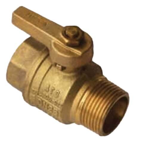 AAP 1" Dr Brass Ball Valve M/F T-Handle AGA Watermark VBBDMF25TH