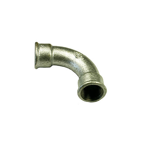 AAP 1/2" (15mm) 90° F/F Bend Galvanised Malleable LBD15
